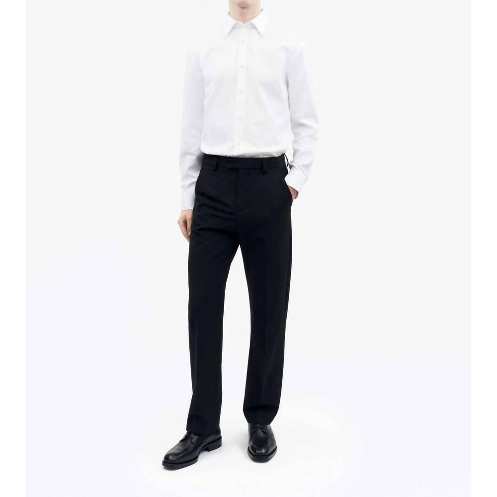 NEW TIGER OF SWEDEN adley long sleeve dress shirt in pure white